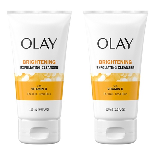 Olay Regenerist Vitamin C + Peptide 24 Brightening Cleanser 150mL Pack of 2