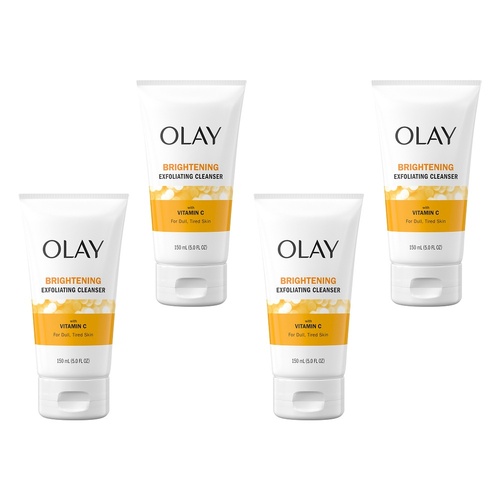 Olay Regenerist Vitamin C + Peptide 24 Brightening Cleanser 150mL Pack of 4