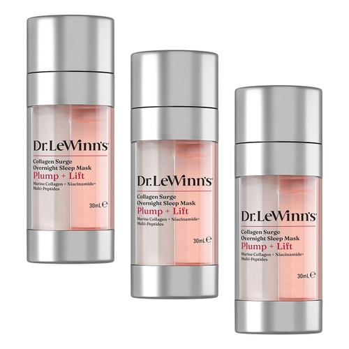 Dr. LeWinn's Ultra R4 Collagen Surge Overnight Sleep Mask 30mL Pack of 3