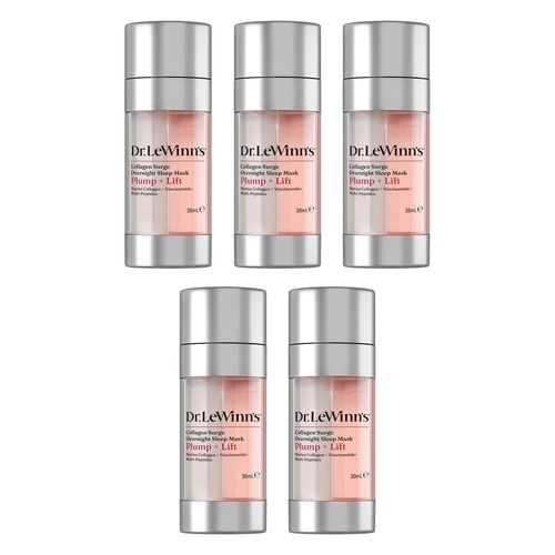 Dr. LeWinn's Ultra R4 Collagen Surge Overnight Sleep Mask 30mL Pack of 5