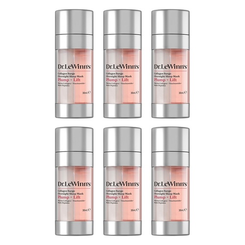 Dr. LeWinn's Ultra R4 Collagen Surge Overnight Sleep Mask 30mL Pack of 6