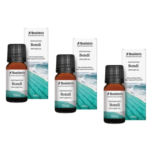 Bosisto's Australian Natives Bondi Oil 10mL Pack of 3