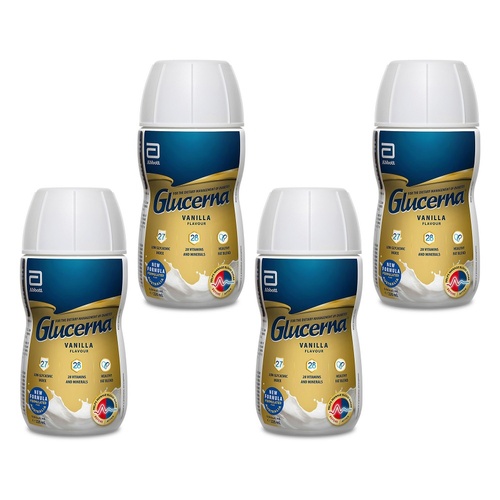 Glucerna Vanilla Nutrition Drink 220mL Pack of 4