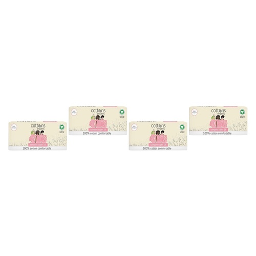 Cottons Tampons Super 16 Pack x 10 Bundle of 4