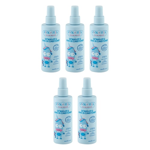 Jack N' Jill Leave-in Detangler Conditioner Blue 200mL Pack of 5