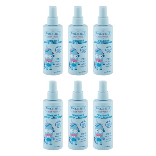 Jack N' Jill Leave-in Detangler Conditioner Blue 200mL Pack of 6