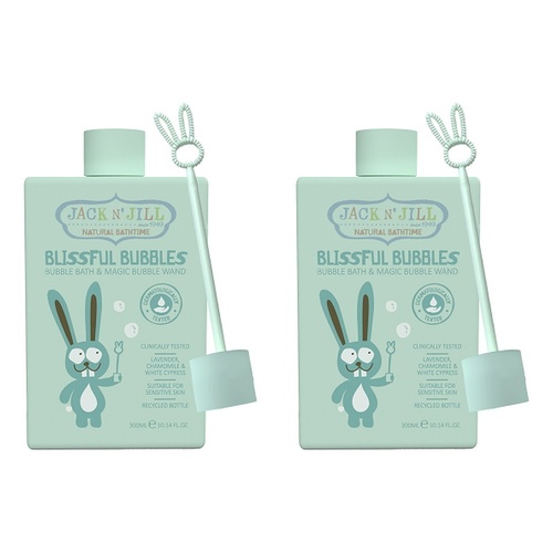 Jack N' Jill Natural Bathtime Blissful Bubbles 300mL Pack of 2
