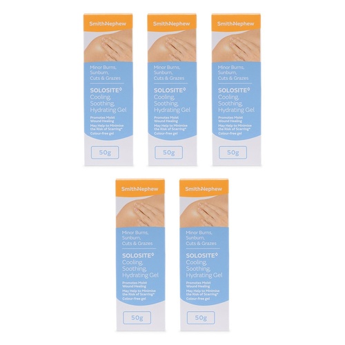 Solosite Cooling, Soothing, Hydrating Gel Pack of 5