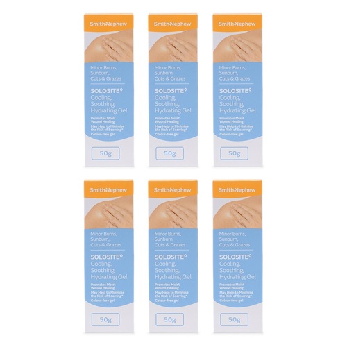 Solosite Cooling, Soothing, Hydrating Gel Pack of 6
