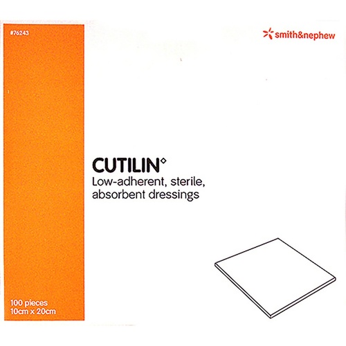 Cutilin Wound Dressing 10cm x 20cm 100 Pack