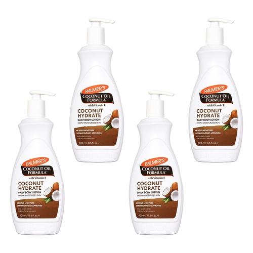 Palmer's Coconut Oil Body Lotion 400mL Pack of 4