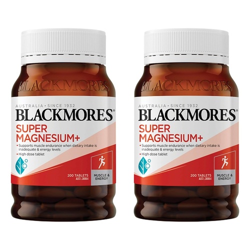 Blackmores Super Magnesium+ 200 Tablets Pack of 2