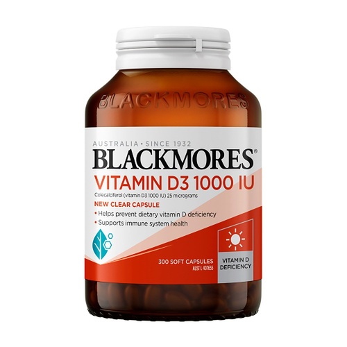 Blackmores Vitamin D3 1000IU 300 Capsules