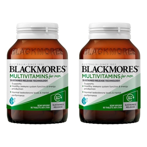 Blackmores Multivitamins for Men 90 Tablets Pack of 2
