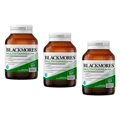 Blackmores Multivitamins for Men 90 Tablets Pack of 3