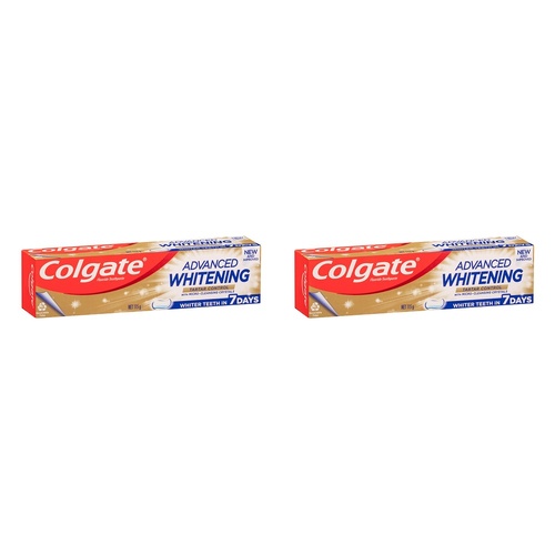 Colgate Advanced Whitening Tartar Control Toothpaste 115g Pack of 2