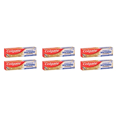 Colgate Advanced Whitening Tartar Control Toothpaste 115g Pack of 6