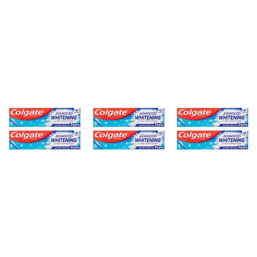 Colgate Advanced Whitening Toothpaste 115g Pack of 6