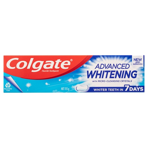 Colgate Advanced Whitening Toothpaste 115g