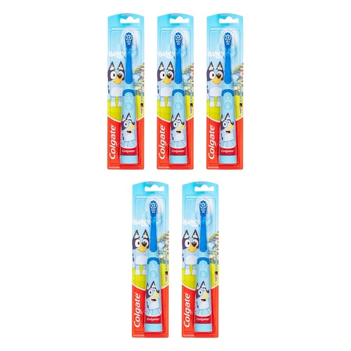 Colgate Kids Bluey Battery Powered Sonic Toothbrush Pack of 5