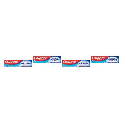 Colgate Advanced Whitening Toothpaste With Micro-Cleansing Crystals Pack of 4