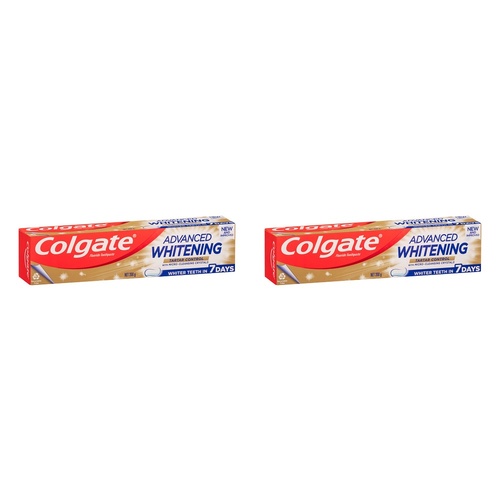 Colgate Advanced Whitening Tartar Control Toothpaste 200g Pack of 2