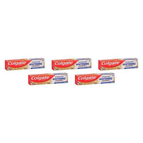 Colgate Advanced Whitening Tartar Control Toothpaste 200g Pack of 5