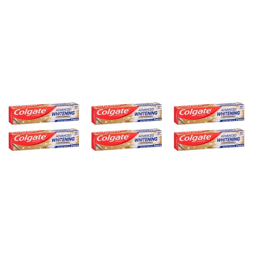 Colgate Advanced Whitening Tartar Control Toothpaste 200g Pack of 6