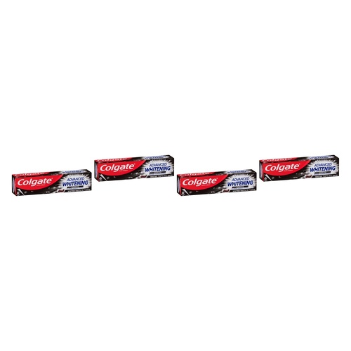 Colgate Advanced Whitening Charcoal Toothpaste 180g Pack of 4