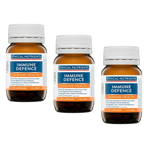Ethical Nutrients Immune Defence 30 Capsules Pack of 3