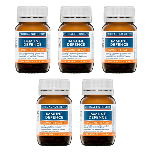 Ethical Nutrients Immune Defence 30 Capsules Pack of 5