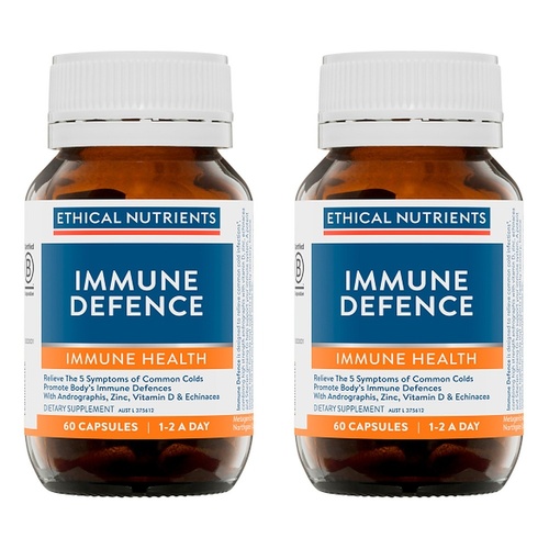 Ethical Nutrients Immune Defence 60 Capsules Pack of 2