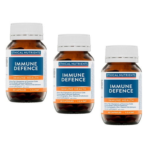 Ethical Nutrients Immune Defence 60 Capsules Pack of 3