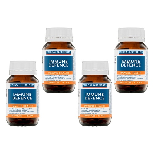 Ethical Nutrients Immune Defence 60 Capsules Pack of 4