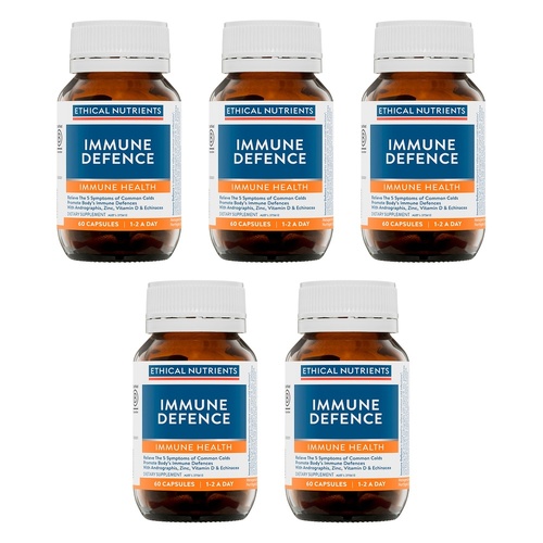 Ethical Nutrients Immune Defence 60 Capsules Pack of 5