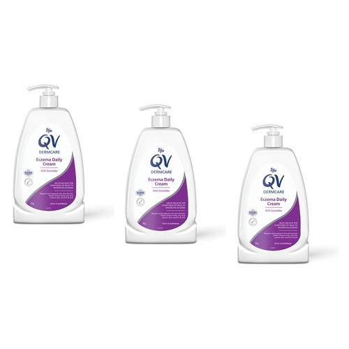 Ego QV Dermcare Eczema Daily Cream 1kg Pack of 3