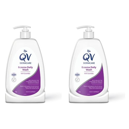 Ego QV Dermcare Eczema Daily Wash 1kg Pack of 2