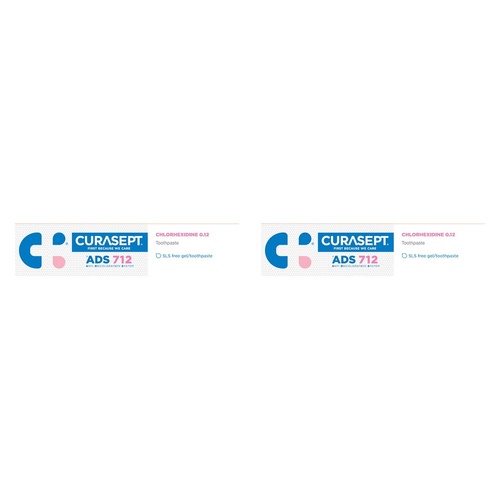 Curasept Chlorhexidine 0.12% Toothpaste 75mL Pack of 2