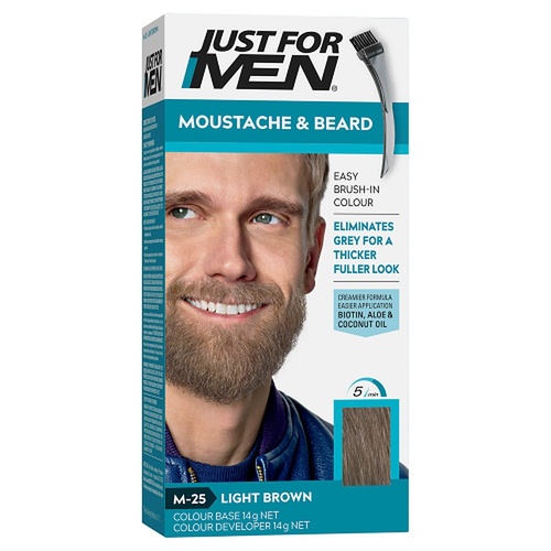 Just For Men Moustache & Beard Colour Light Brown 28g
