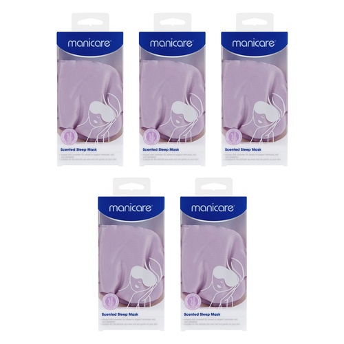 Manicare Lavender Scented Sleep Mask Pack of 5