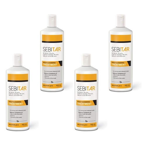 Ego Sebitar Scalp Cleansing Treatment 500mL Pack of 4
