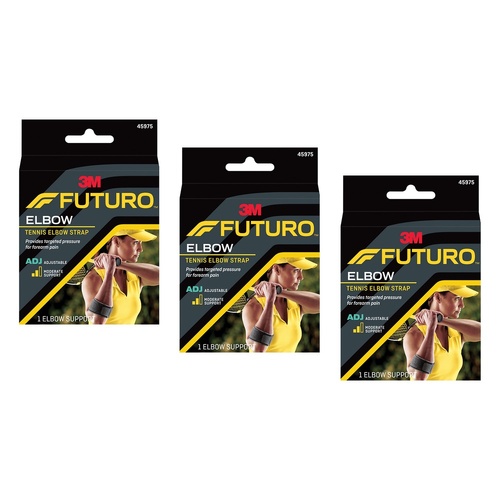 Futuro Tennis Elbow Strap Adjustable Pack of 3