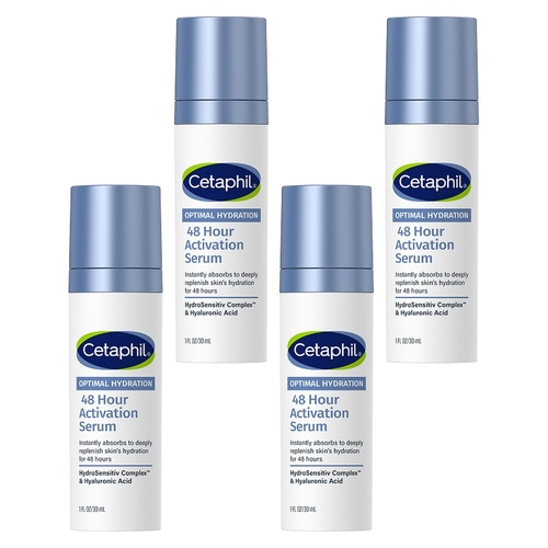 Cetaphil Optimal Hydration 48 Hour Activation Serum 30mL Pack of 4