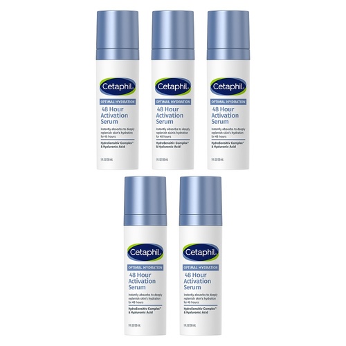 Cetaphil Optimal Hydration 48 Hour Activation Serum 30mL Pack of 5