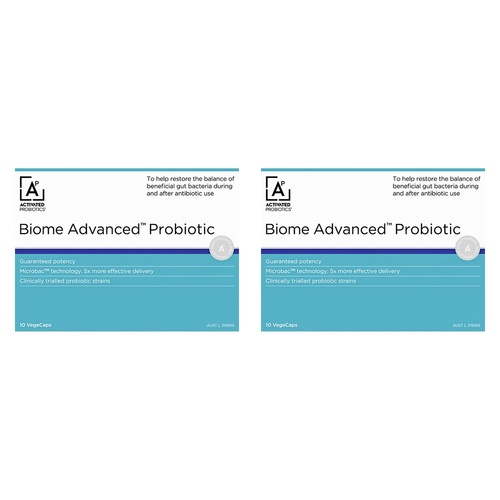 Activated Probiotics Biome Advanced Probiotic 10 Capsules Pack of 2
