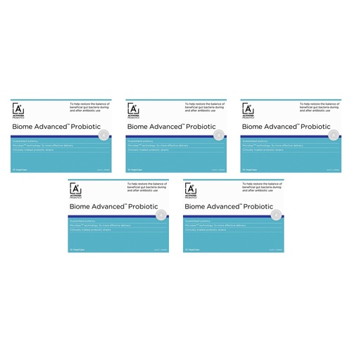 Activated Probiotics Biome Advanced Probiotic 10 Capsules Pack of 5