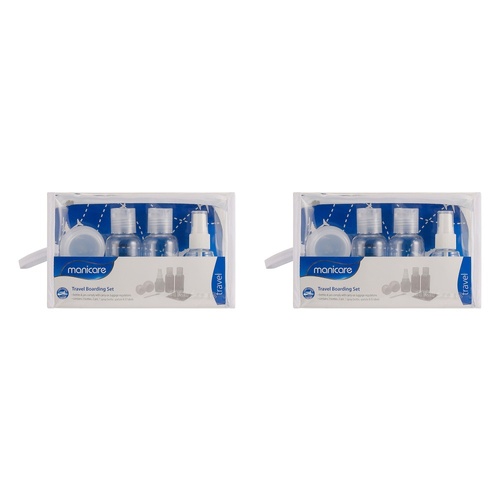 Manicare Travel Boarding Set 6 Pack Bundle of 2