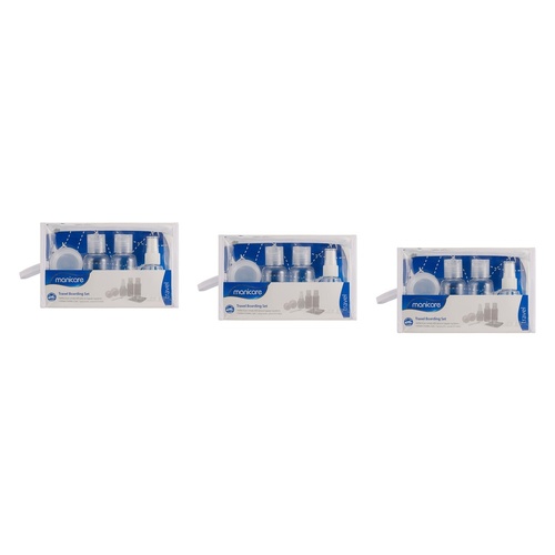 Manicare Travel Boarding Set 6 Pack Bundle of 3