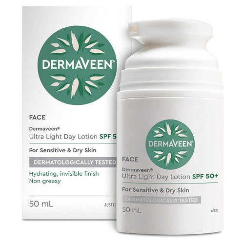 DermaVeen Ultra Light Day Lotion SPF 50+ 50mL