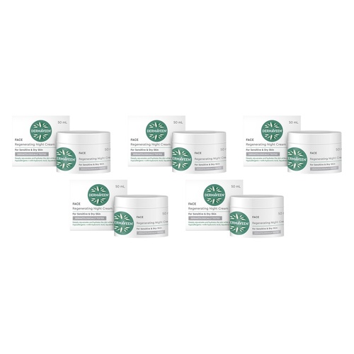DermaVeen Regenerating Night Cream 50mL Pack of 5